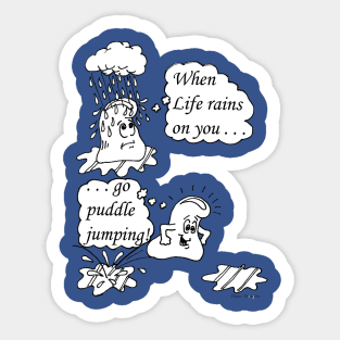 Puddle Jumping Sticker